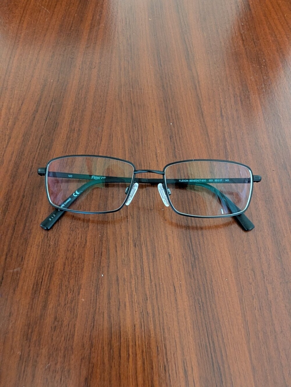Flexon Benedict 600 001 Eyeglasses Matte Black Frames 53/17-140 Frames Only